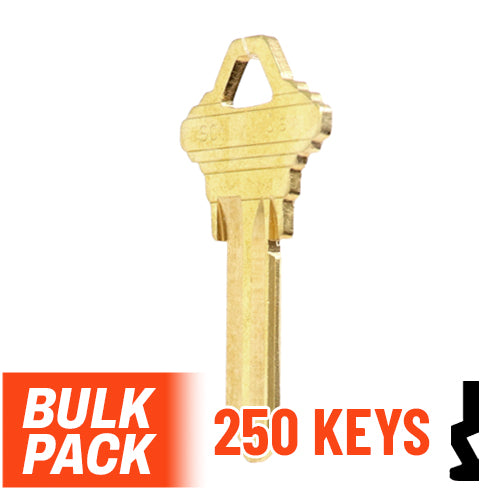 SC1 Schlage Key Bulk Pack - 250 by Ilco Residential-Commercial Key Ilco