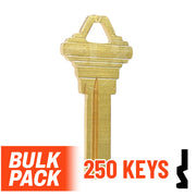 SC1 Schlage Key Bulk Pack - 250 by Ilco Residential-Commercial Key Ilco