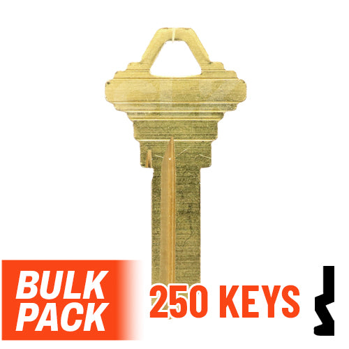 SC1 Schlage Key Bulk Pack - 250 by Ilco Residential-Commercial Key Ilco
