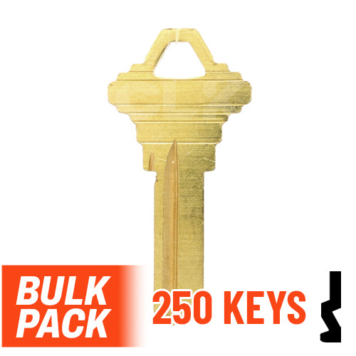 SC1 Schlage Key Bulk Pack - 250 by Ilco Residential-Commercial Key Ilco
