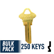 SC1 Schlage Key Bulk Pack -250 by Ilco Residential-Commercial Key Ilco
