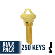 SC1 Schlage Key Bulk Pack -250 by Ilco Residential-Commercial Key Ilco