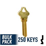 SC1 Schlage Key Bulk Pack -250 by Ilco Residential-Commercial Key Ilco