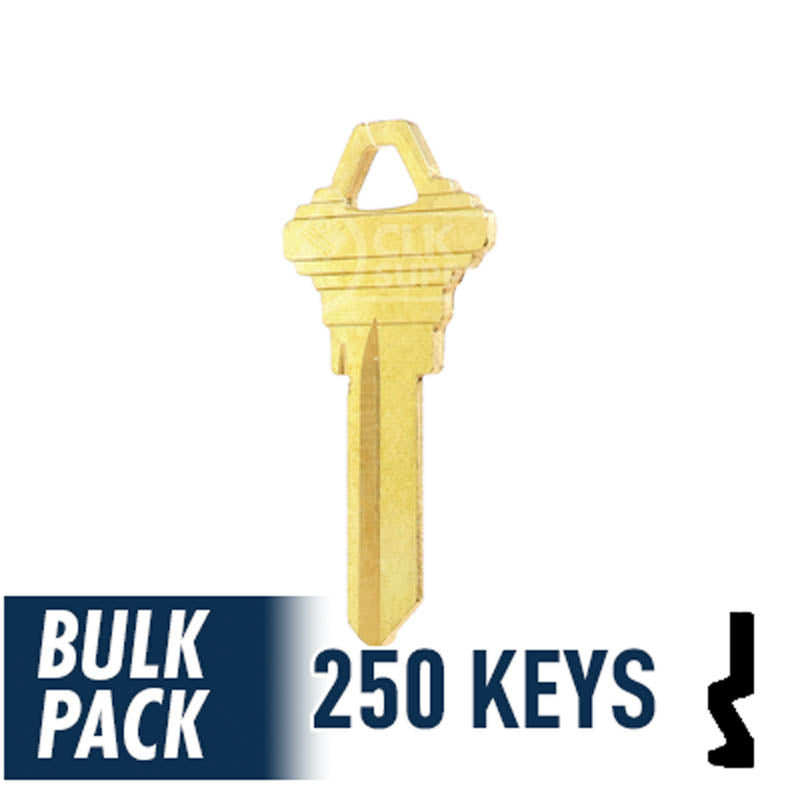 SC1 Schlage Key Bulk Pack -250 by Ilco Residential-Commercial Key Ilco
