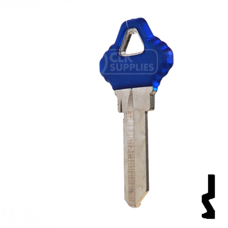SC1 Schlage Transparent Color Head Assortment 5Pcs Residential-Commercial Key Ilco