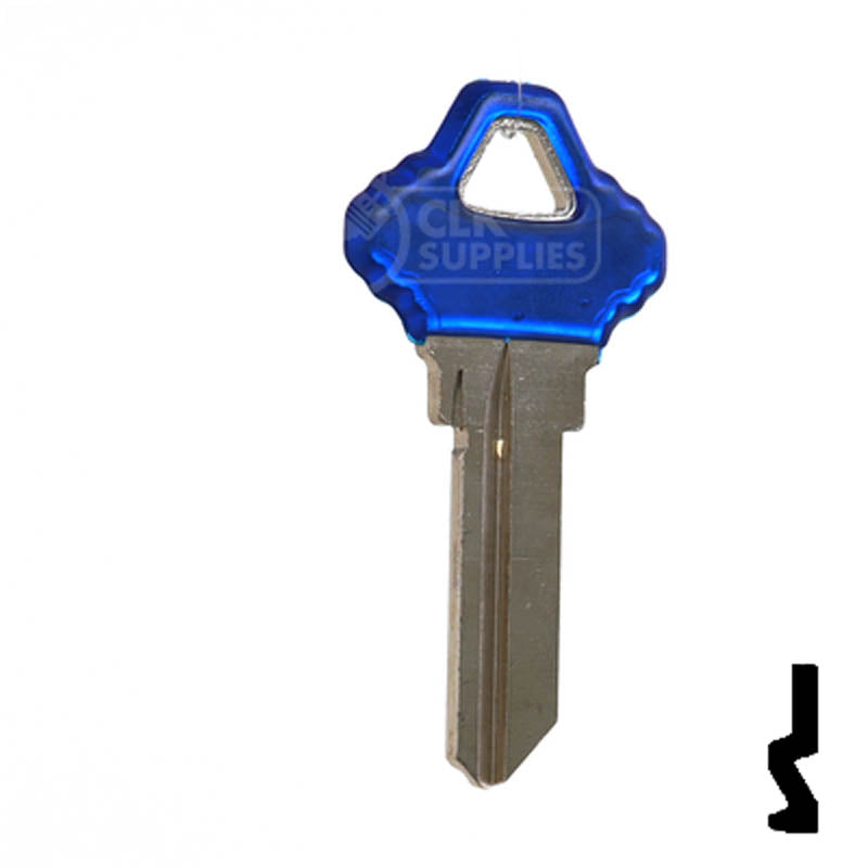 SC1 Schlage Transparent Color Head Assortment 5Pcs Residential-Commercial Key Ilco