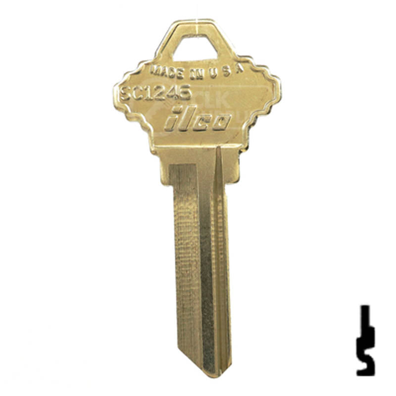 SC1246 Schlage Key Residential-Commercial Key Ilco