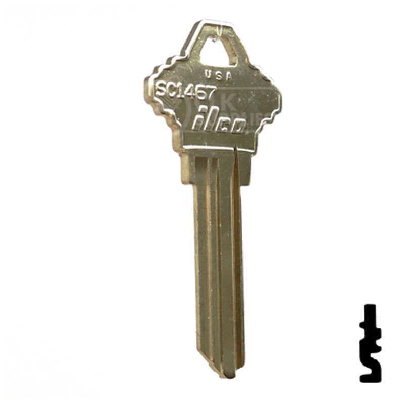 SC1467 Schlage Key Residential-Commercial Key Ilco
