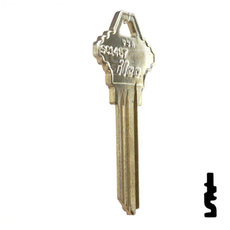 SC1467 Schlage Key Residential-Commercial Key Ilco