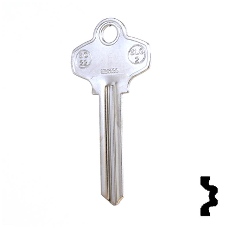 SC22, 1307W Schlage Key Residential-Commercial Key JMA USA