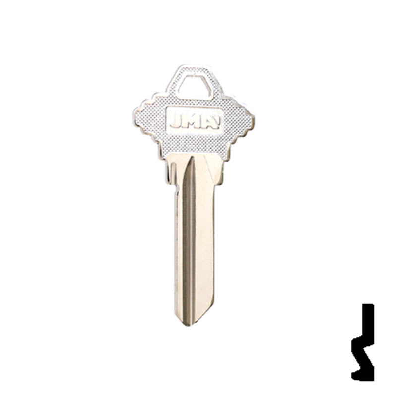 SC4, 1145A Schlage Key (Nickel Plated) Residential-Commercial Key JMA USA