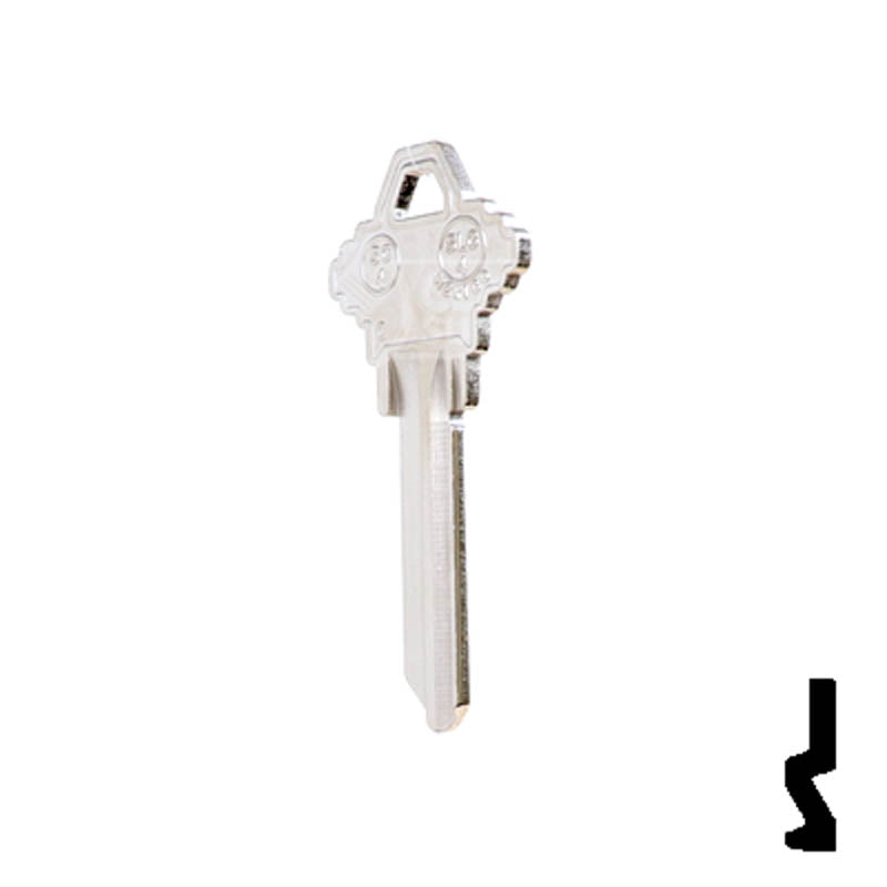 SC4, 1145A Schlage Key (Nickel Plated) Residential-Commercial Key JMA USA