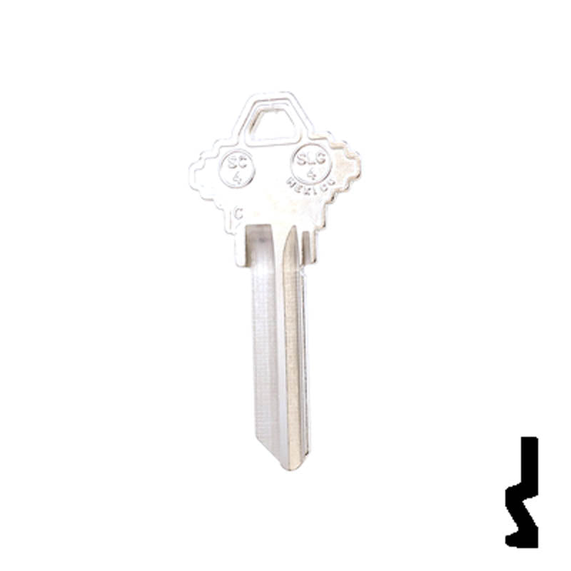 SC4, 1145A Schlage Key (Nickel Plated) Residential-Commercial Key JMA USA