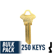 SC4 Schlage Key Bulk Pack -250 by Ilco Residential-Commercial Key Ilco