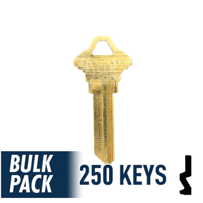 SC4 Schlage Key Bulk Pack -250 by Ilco Residential-Commercial Key Ilco