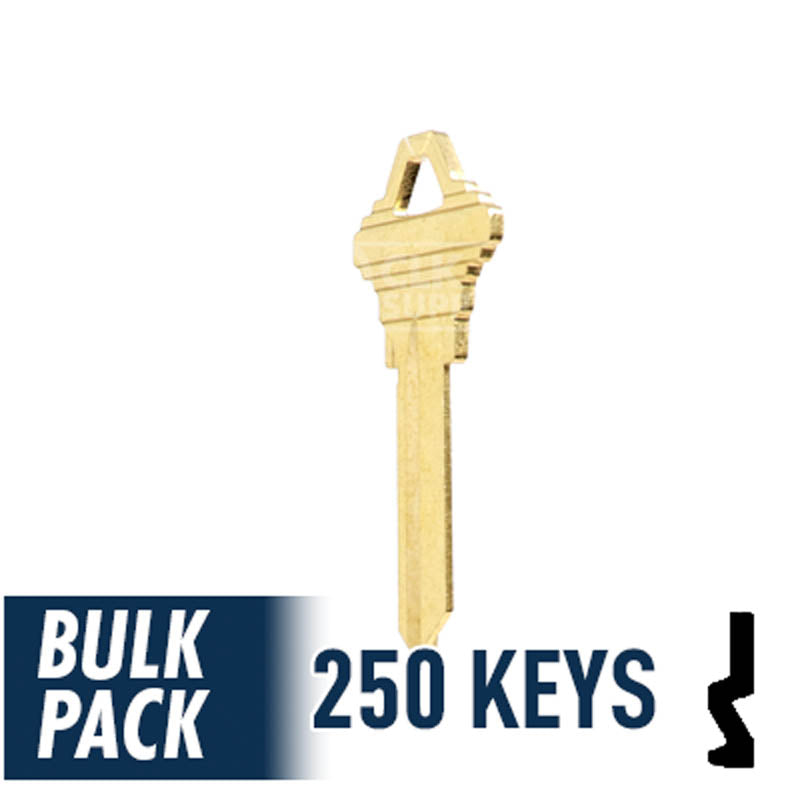SC4 Schlage Key Bulk Pack -250 by Ilco Residential-Commercial Key Ilco