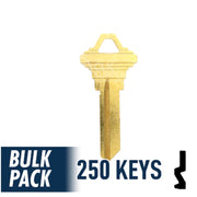SC4 Schlage Key Bulk Pack -250 by Ilco Residential-Commercial Key Ilco