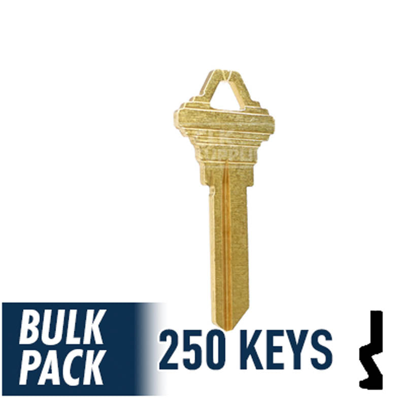 SC4 Schlage Key Bulk Pack -250 by Ilco Residential-Commercial Key Ilco