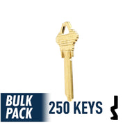 SC4 Schlage Key Bulk Pack -250 by Ilco Residential-Commercial Key Ilco