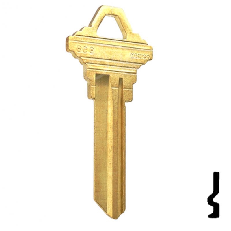 SC9, A1145E Schlage Key Residential-Commercial Key JMA USA
