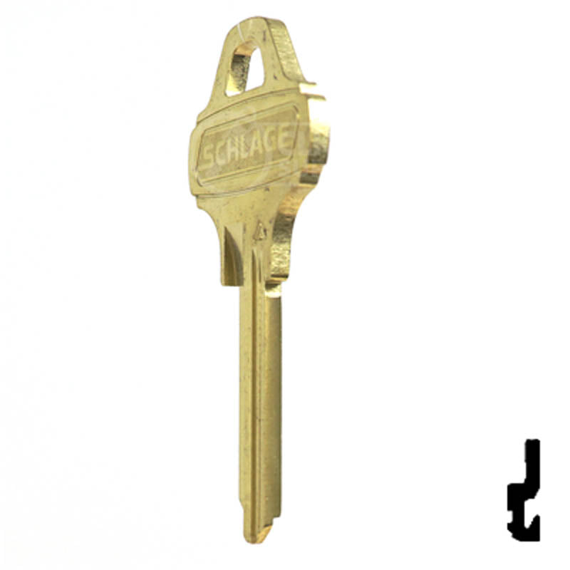 Schlage Everest C123 Blank Residential-Commercial Key Schlage