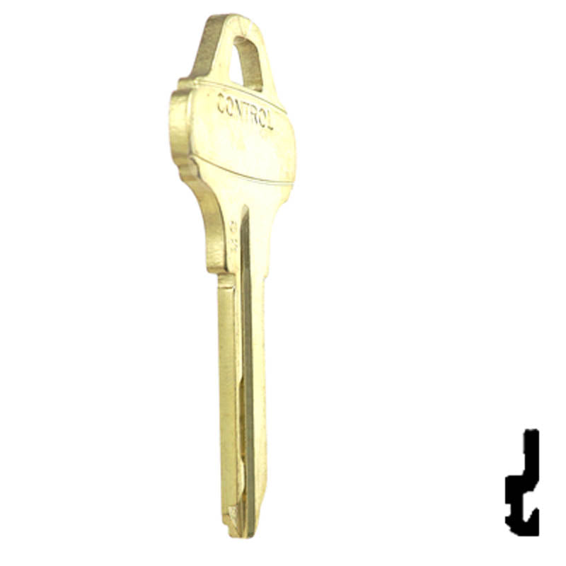 Schlage Everest C123 Control Blank Residential-Commercial Key Schlage