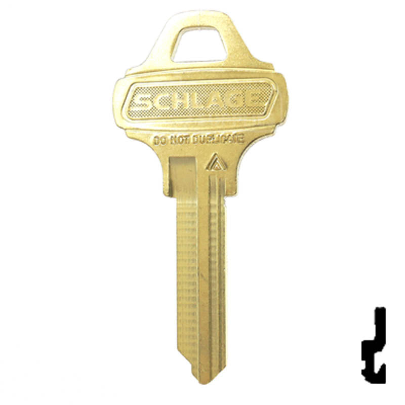 Schlage Everest C123 Control Blank Residential-Commercial Key Schlage
