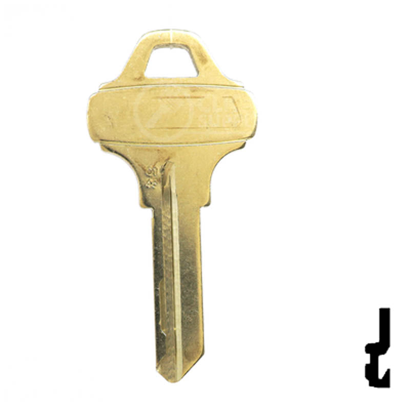 Schlage Everest C145 Blank Residential-Commercial Key Schlage