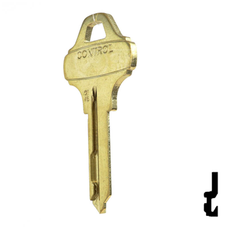 Schlage Everest C145 Control Blank Residential-Commercial Key Schlage