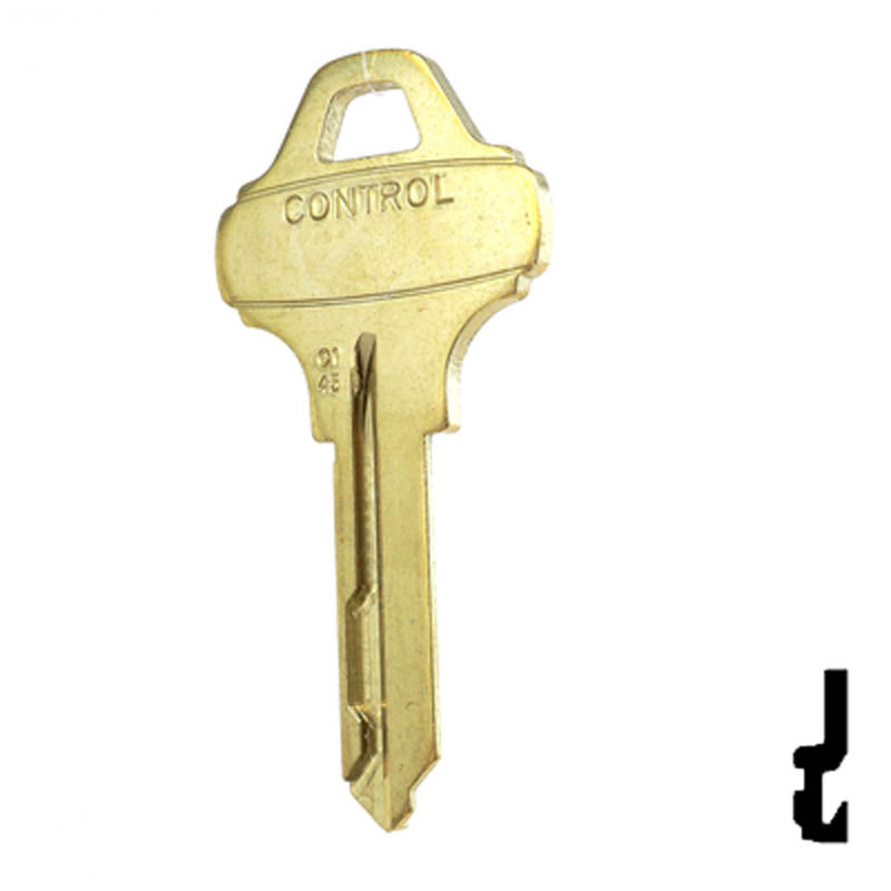 Schlage Everest C145 Control Blank Residential-Commercial Key Schlage