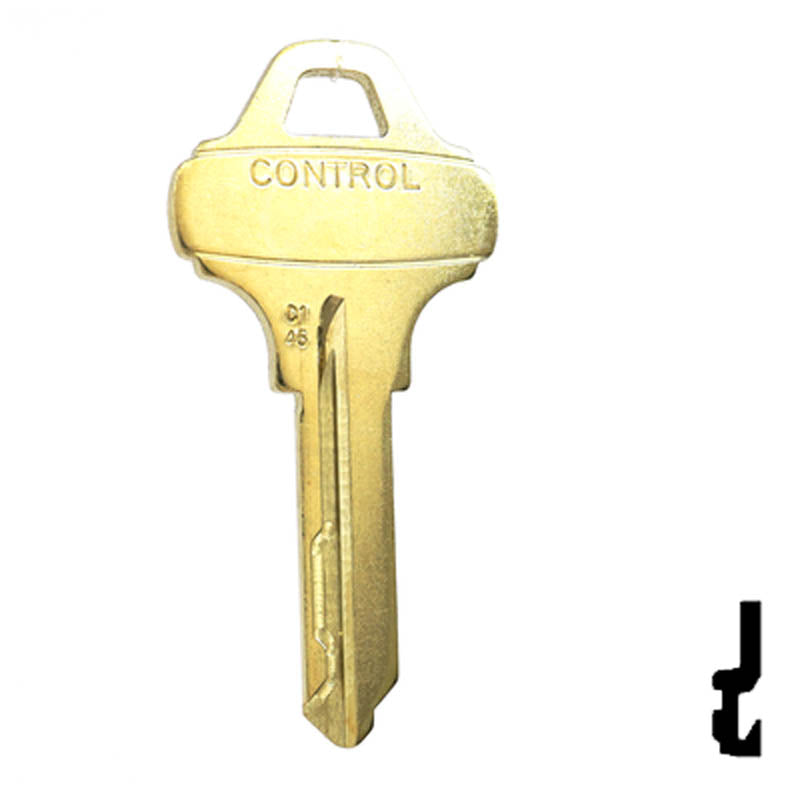 Schlage Everest C145 Control Blank Residential-Commercial Key Schlage