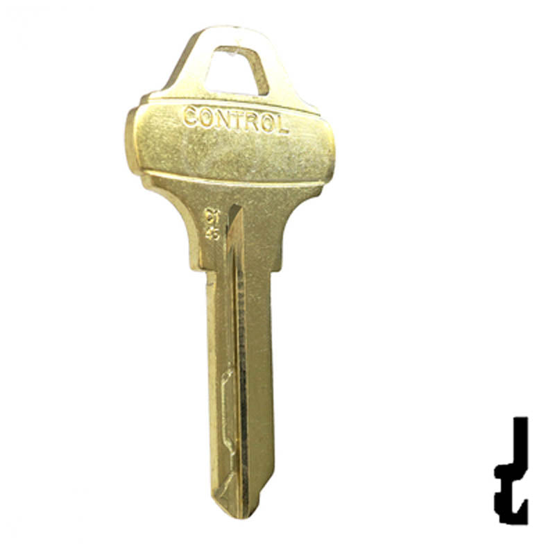 Schlage Everest C145 Control Blank Residential-Commercial Key Schlage