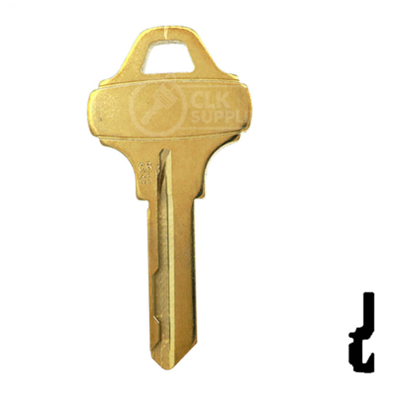 Schlage Everest C345 Blank Residential-Commercial Key Schlage