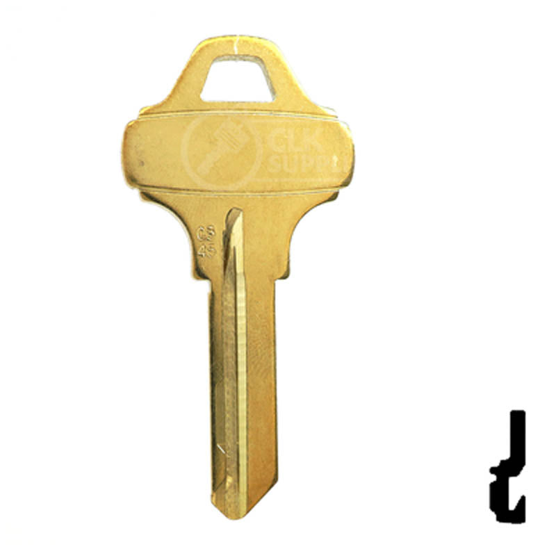Schlage Everest C345 Blank Residential-Commercial Key Schlage