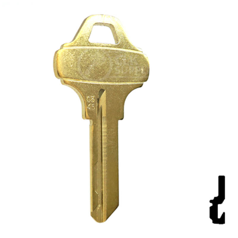 Schlage Everest C345 Blank Residential-Commercial Key Schlage