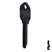 Uncut Aluminum Key Blank | Kwikset KW1 | Black Residential-Commercial Key JMA USA
