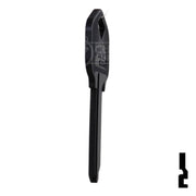 Uncut Aluminum Key Blank | Kwikset KW1 | Black Residential-Commercial Key JMA USA