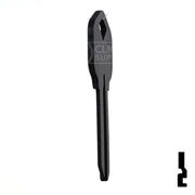 Uncut Aluminum Key Blank | Kwikset KW1 | Black Residential-Commercial Key JMA USA