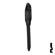 Uncut Aluminum Key Blank | Kwikset KW1 | Black Residential-Commercial Key JMA USA