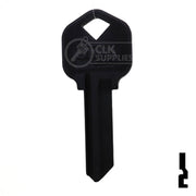 Uncut Aluminum Key Blank | Kwikset KW1 | Black Residential-Commercial Key JMA USA