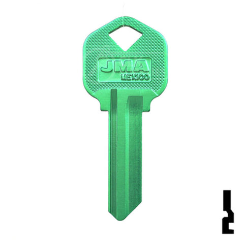 Uncut Aluminum Key Blank | Kwikset KW1 | Green Residential-Commercial Key JMA USA