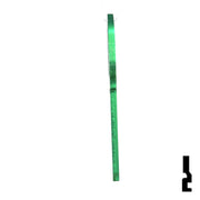 Uncut Aluminum Key Blank | Kwikset KW1 | Green Residential-Commercial Key JMA USA