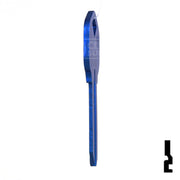 Uncut Aluminum Key Blank | Kwikset KW1 | Navy Blue Residential-Commercial Key JMA USA