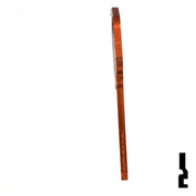 Uncut Aluminum Key Blank | Kwikset KW1 | Orange Residential-Commercial Key JMA USA