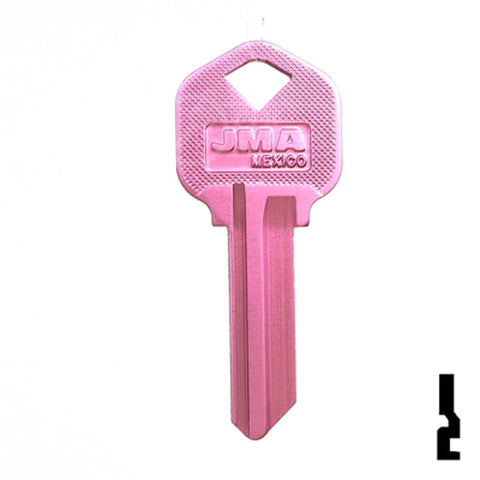 Uncut Aluminum Key Blank | Kwikset KW1 | Pink Residential-Commercial Key JMA USA