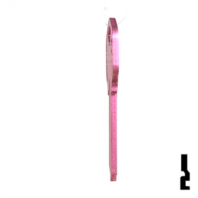 Uncut Aluminum Key Blank | Kwikset KW1 | Pink Residential-Commercial Key JMA USA