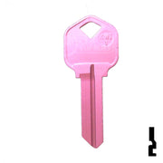Uncut Aluminum Key Blank | Kwikset KW1 | Pink Residential-Commercial Key JMA USA