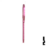 Uncut Aluminum Key Blank | Kwikset KW1 | Pink Residential-Commercial Key JMA USA