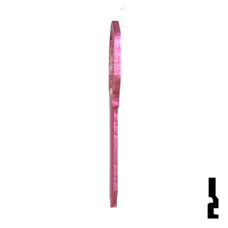 Uncut Aluminum Key Blank | Kwikset KW1 | Pink Residential-Commercial Key JMA USA