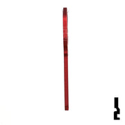 Uncut Aluminum Key Blank | Kwikset KW1 | Red Residential-Commercial Key JMA USA